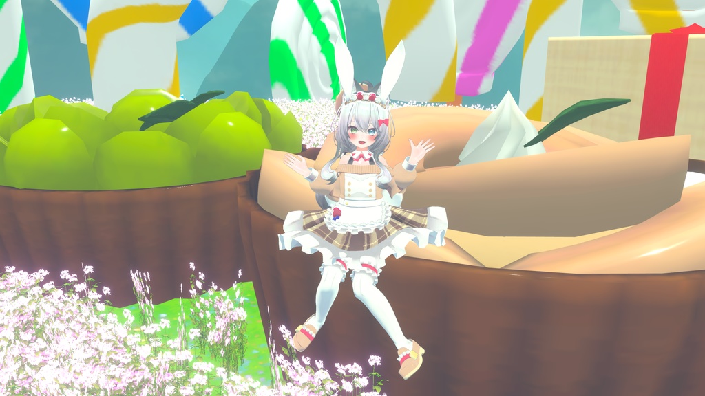 《複数アバター対応衣装》うさみみホイップ