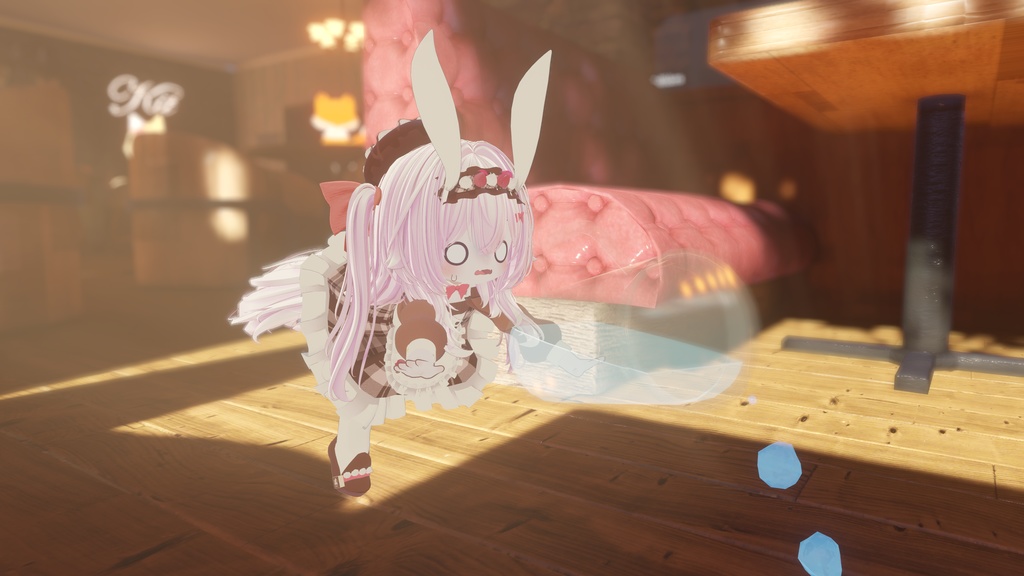 《複数アバター対応衣装》うさみみホイップ