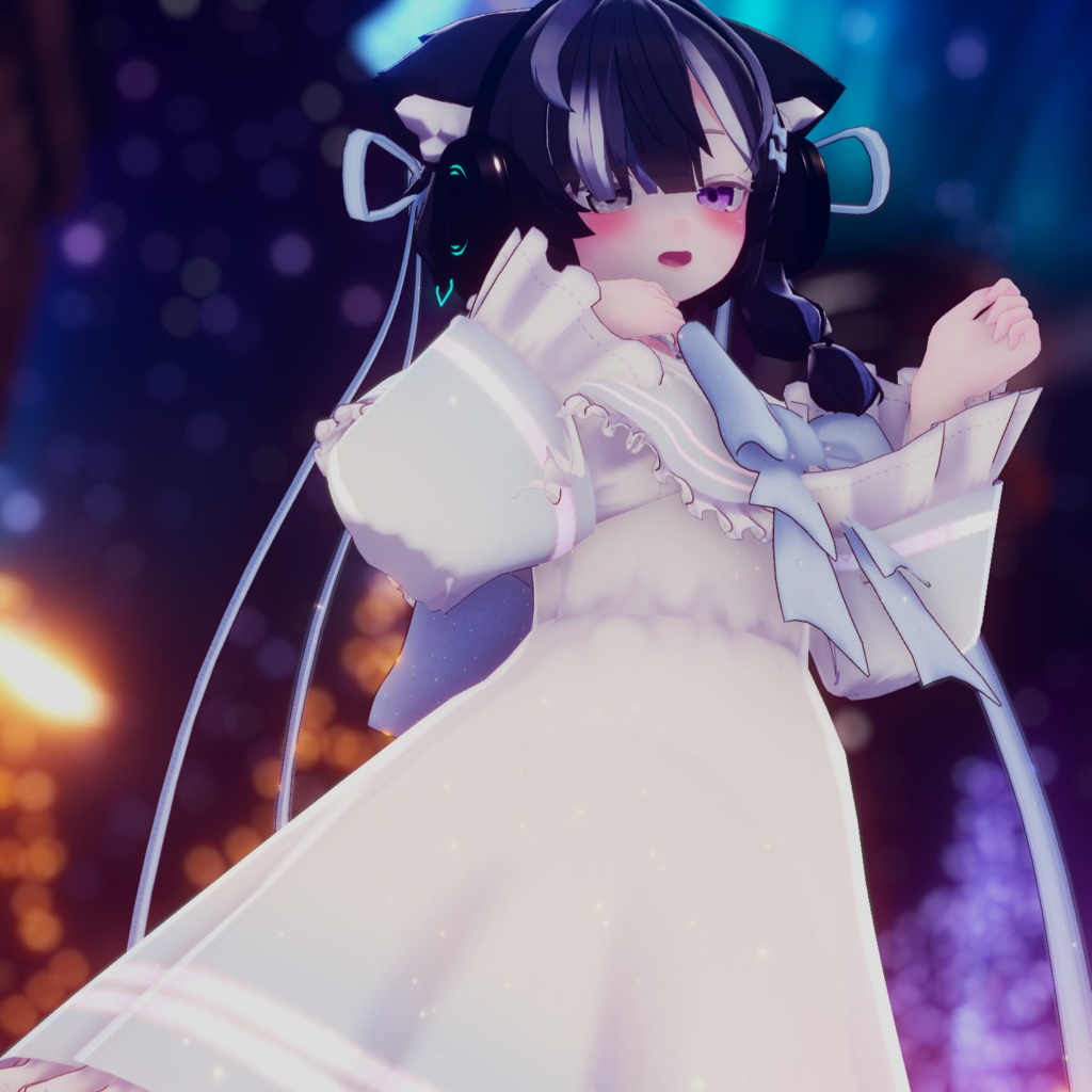 《19アバター対応衣装》ピュアリボン・セーラーケープ