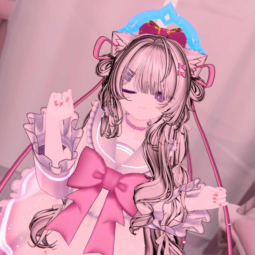 《19アバター対応衣装》ピュアリボン・セーラーケープ