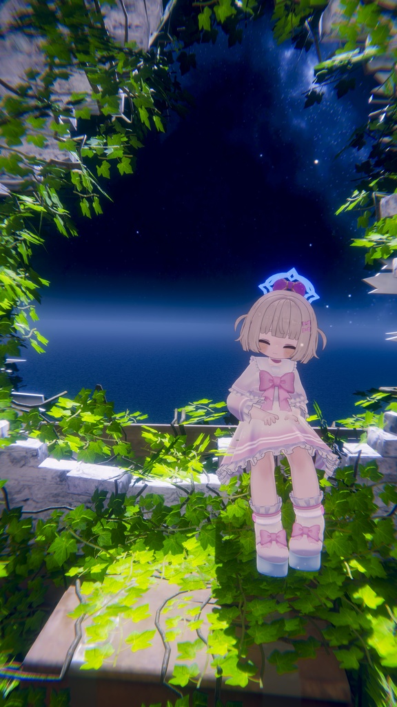 《19アバター対応衣装》ピュアリボン・セーラーケープ