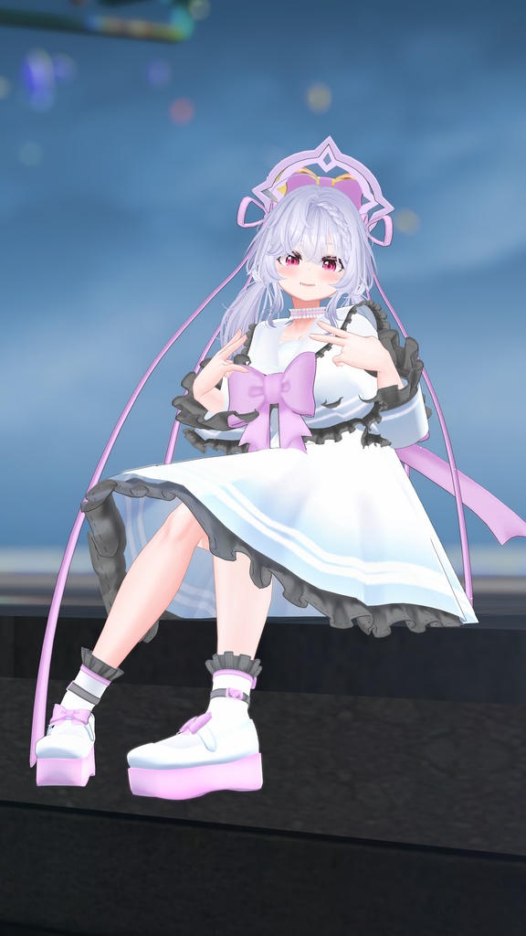 《19アバター対応衣装》ピュアリボン・セーラーケープ