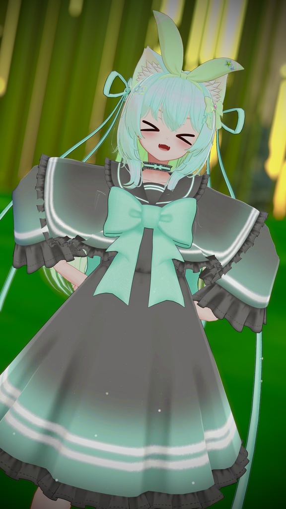 《19アバター対応衣装》ピュアリボン・セーラーケープ