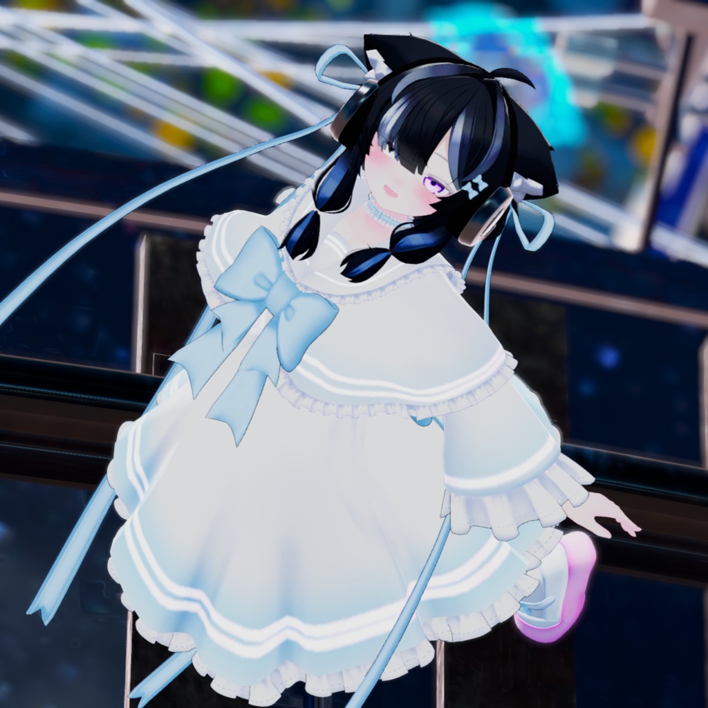 《19アバター対応衣装》ピュアリボン・セーラーケープ