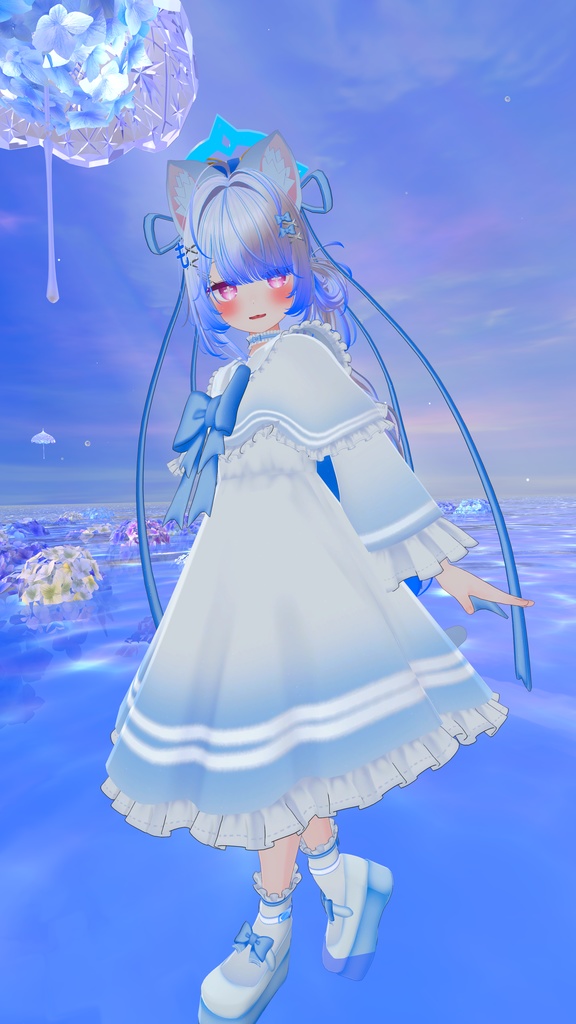 《19アバター対応衣装》ピュアリボン・セーラーケープ