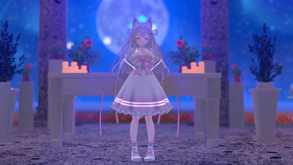 《19アバター対応衣装》ピュアリボン・セーラーケープ