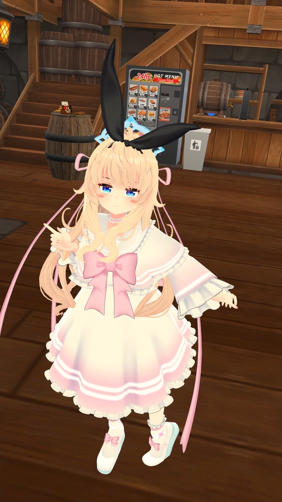 《19アバター対応衣装》ピュアリボン・セーラーケープ