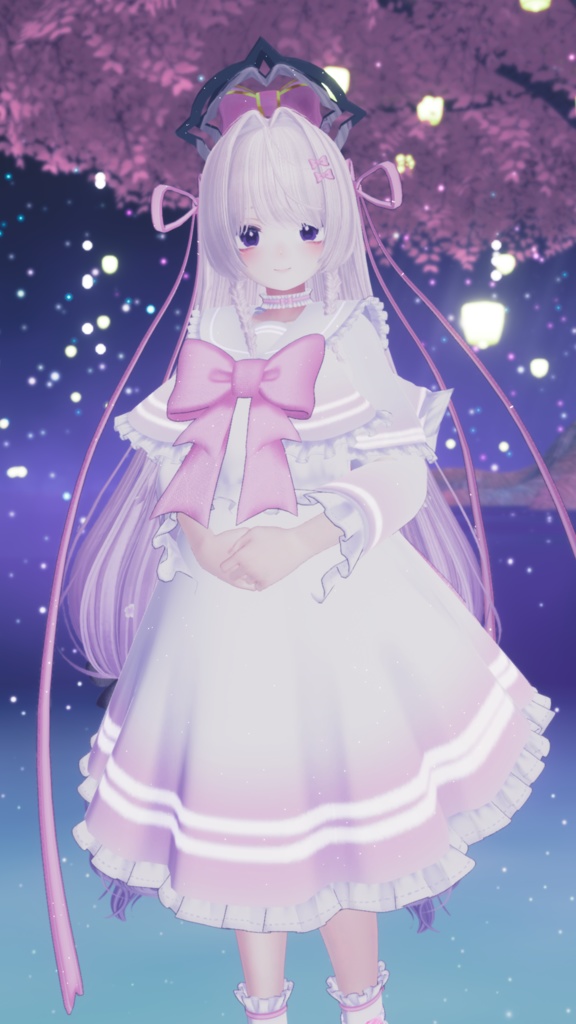 《19アバター対応衣装》ピュアリボン・セーラーケープ