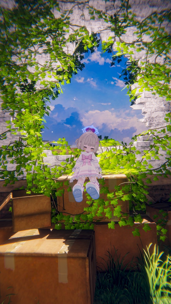 《19アバター対応衣装》ピュアリボン・セーラーケープ