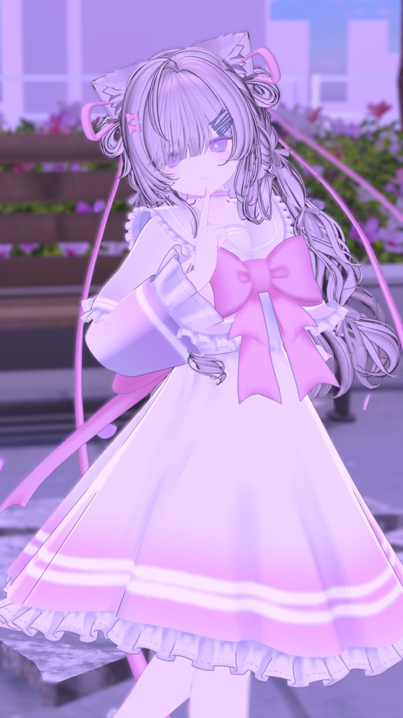 《19アバター対応衣装》ピュアリボン・セーラーケープ