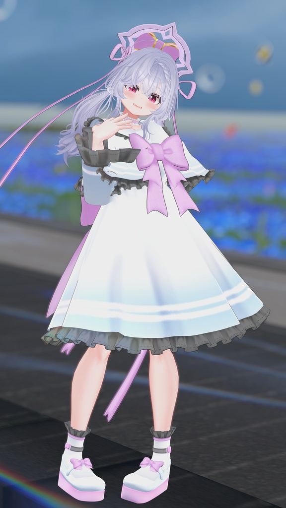 《19アバター対応衣装》ピュアリボン・セーラーケープ