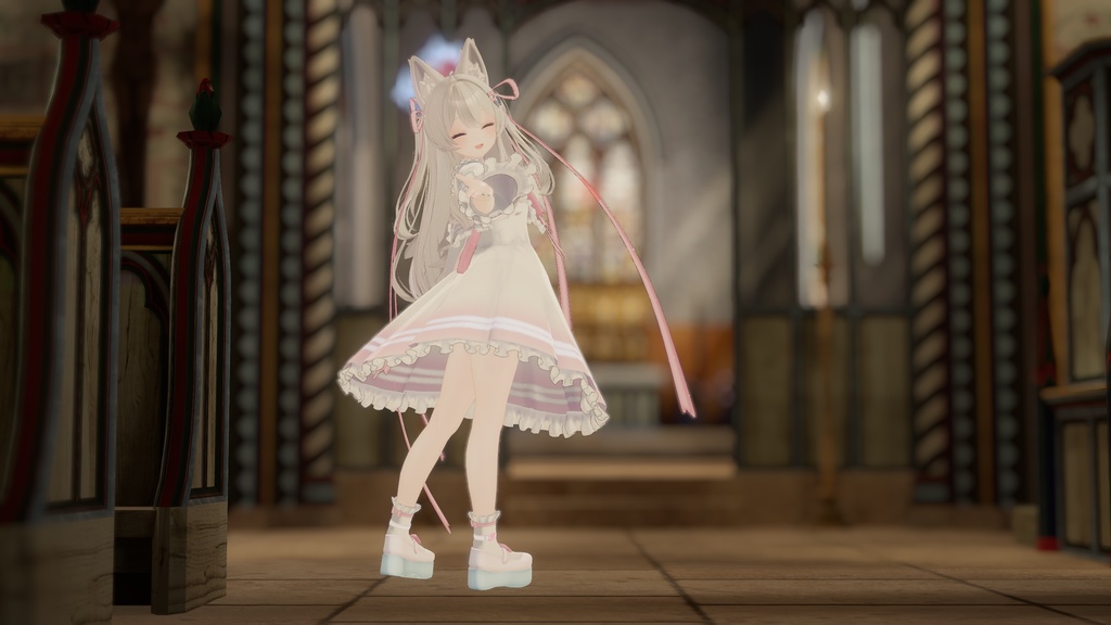 《19アバター対応衣装》ピュアリボン・セーラーケープ