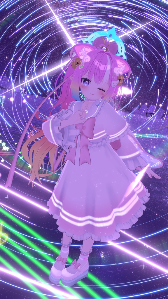 《19アバター対応衣装》ピュアリボン・セーラーケープ