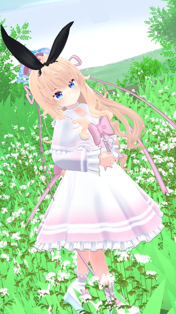 《19アバター対応衣装》ピュアリボン・セーラーケープ