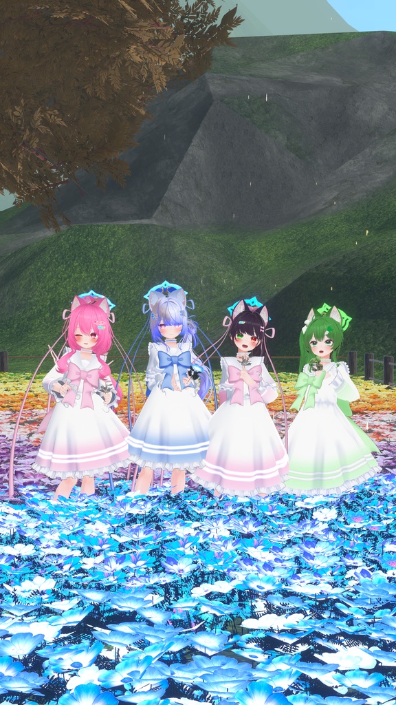 《19アバター対応衣装》ピュアリボン・セーラーケープ