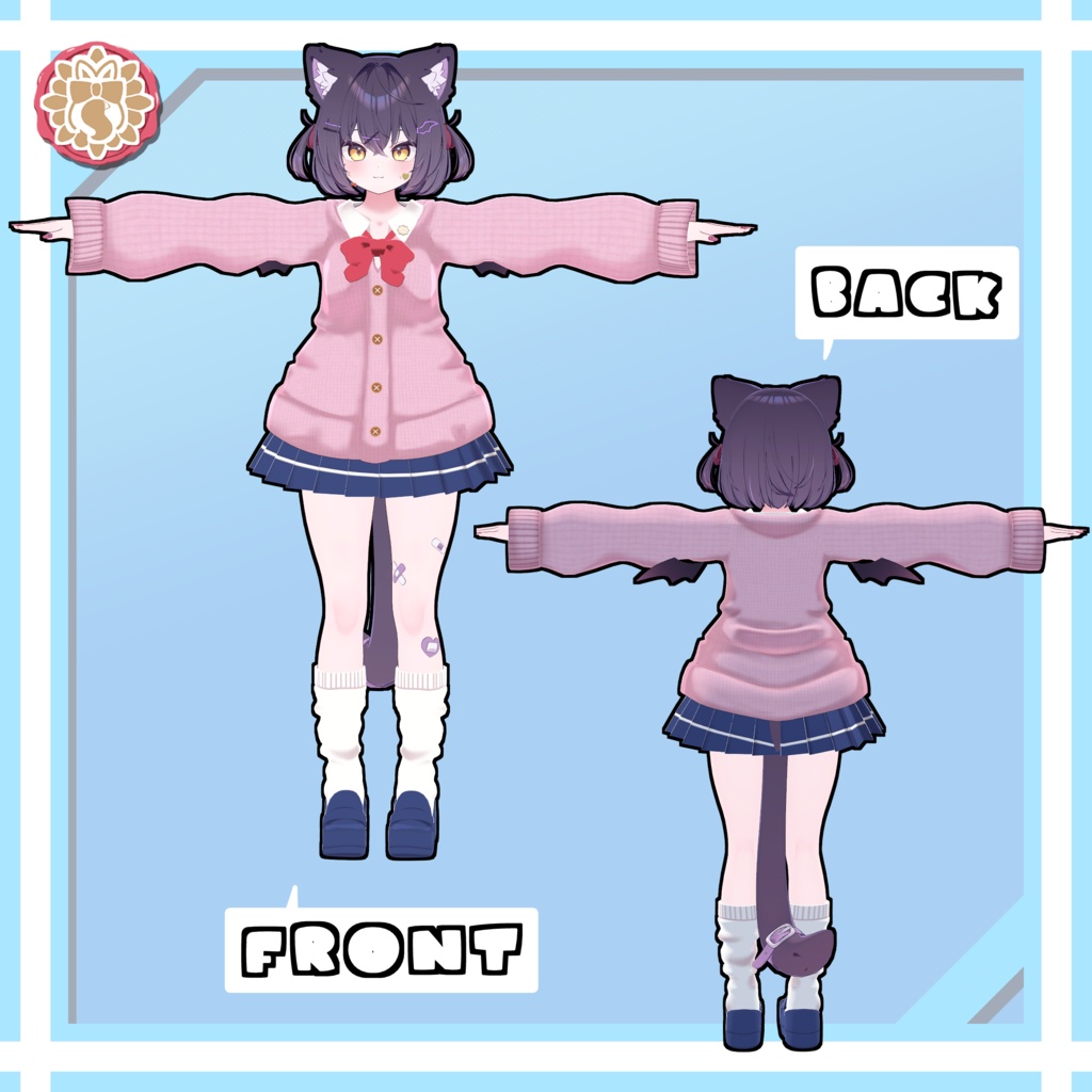 《21アバター対応衣装》なりきりギャル