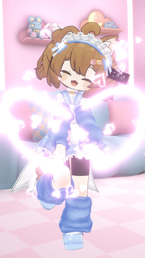 《22アバター対応衣装》にくきゅうセーラーウエイトレスさん