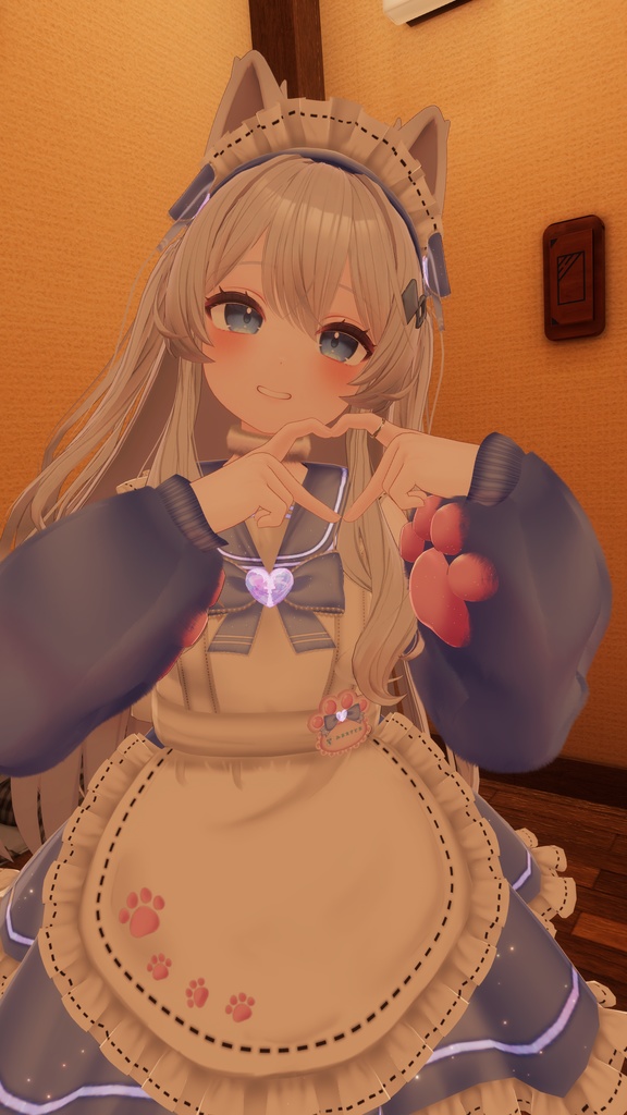 《22アバター対応衣装》にくきゅうセーラーウエイトレスさん