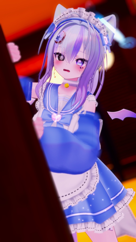 《22アバター対応衣装》にくきゅうセーラーウエイトレスさん