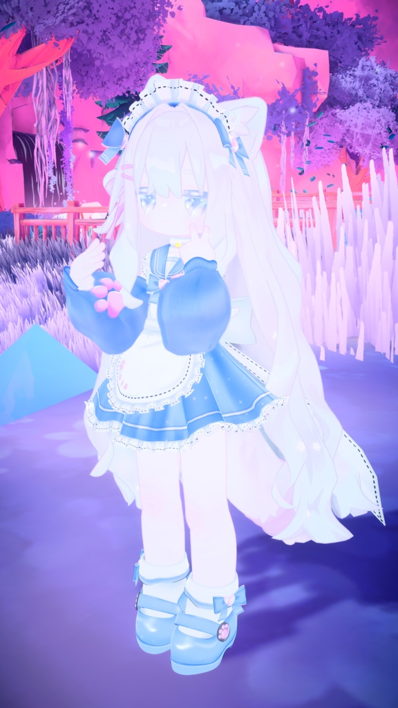 《22アバター対応衣装》にくきゅうセーラーウエイトレスさん