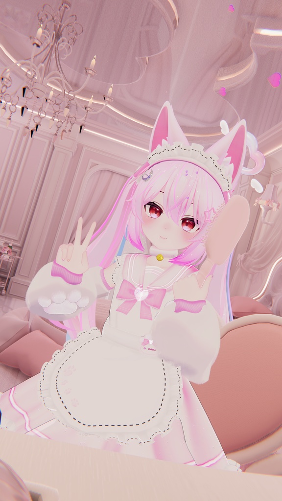 《22アバター対応衣装》にくきゅうセーラーウエイトレスさん