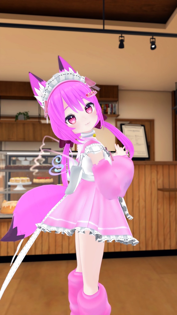 《22アバター対応衣装》にくきゅうセーラーウエイトレスさん