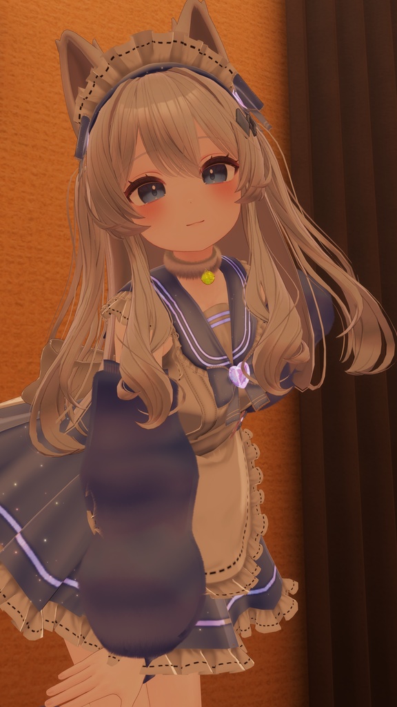 《22アバター対応衣装》にくきゅうセーラーウエイトレスさん