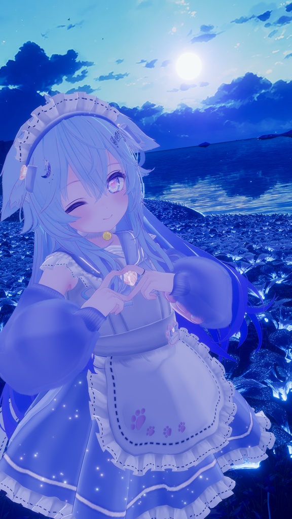 《22アバター対応衣装》にくきゅうセーラーウエイトレスさん