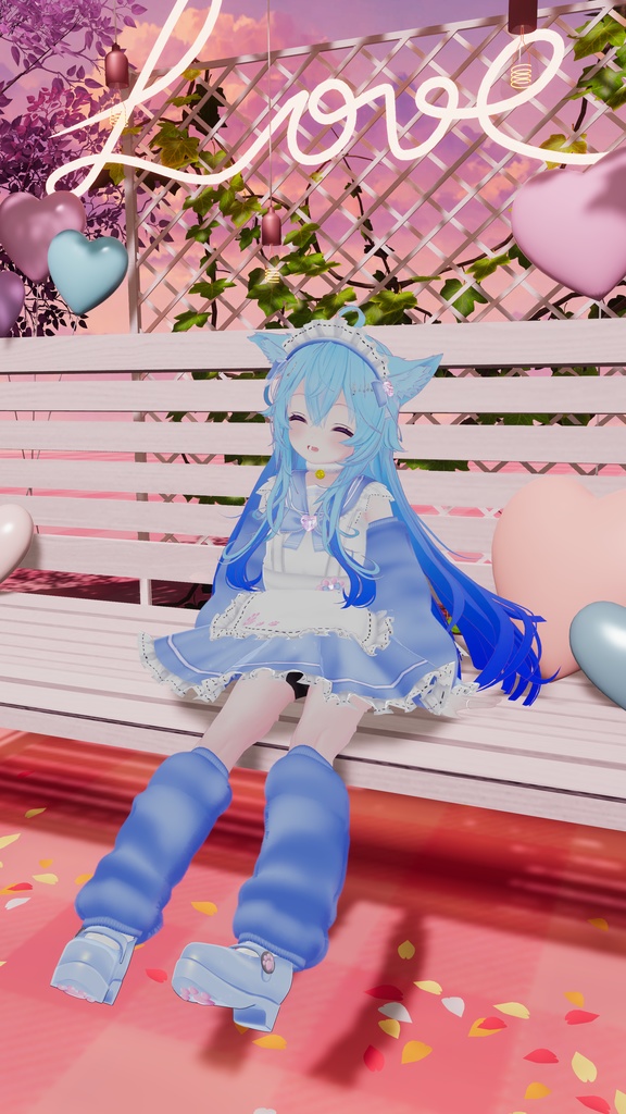 《22アバター対応衣装》にくきゅうセーラーウエイトレスさん