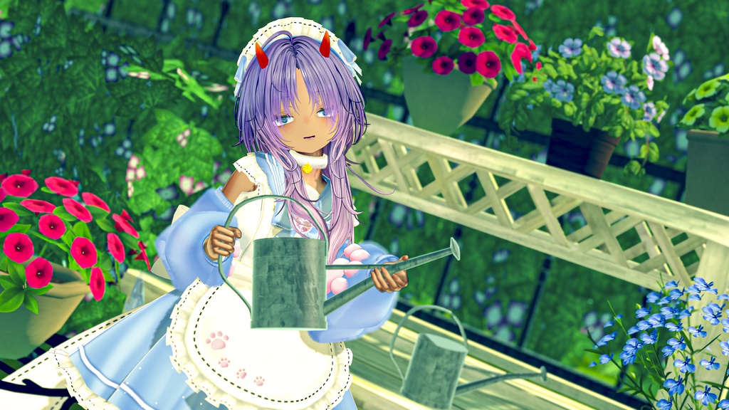 《22アバター対応衣装》にくきゅうセーラーウエイトレスさん