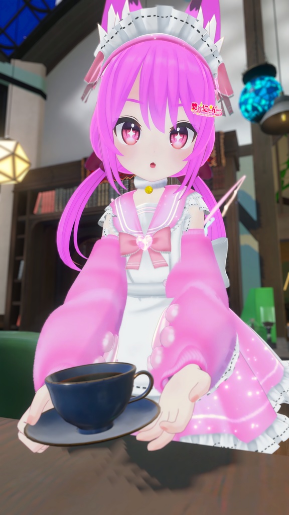 《22アバター対応衣装》にくきゅうセーラーウエイトレスさん