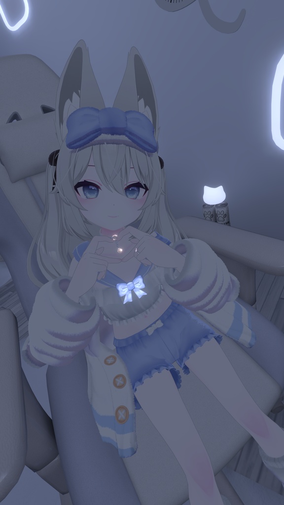 《23アバター対応衣装》ねむねむセーラールームウェア