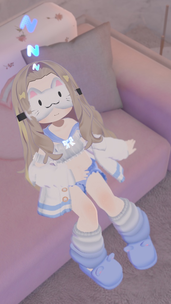 《23アバター対応衣装》ねむねむセーラールームウェア