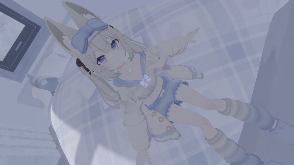 《23アバター対応衣装》ねむねむセーラールームウェア