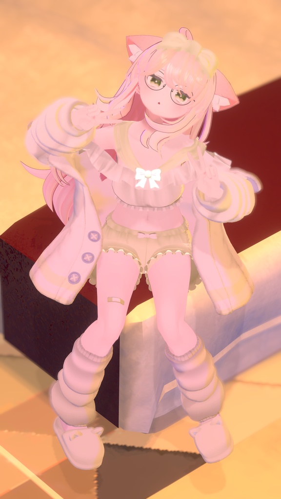 《23アバター対応衣装》ねむねむセーラールームウェア