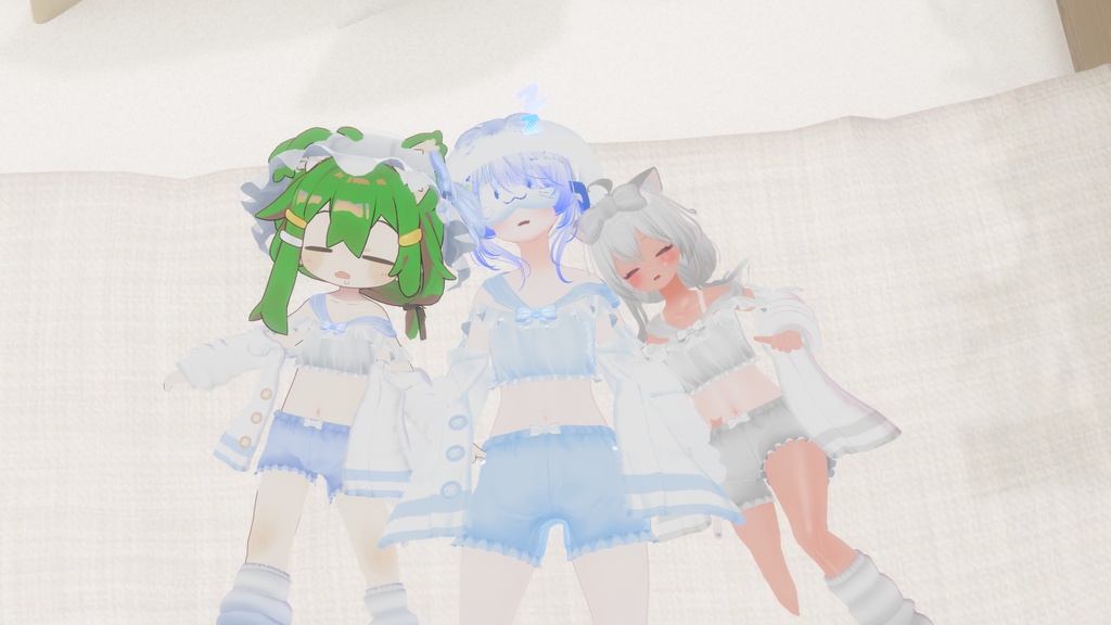 《23アバター対応衣装》ねむねむセーラールームウェア