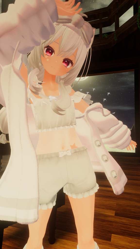 《23アバター対応衣装》ねむねむセーラールームウェア