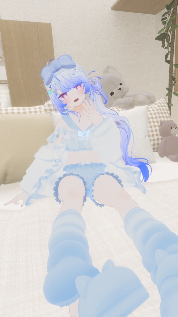 《23アバター対応衣装》ねむねむセーラールームウェア