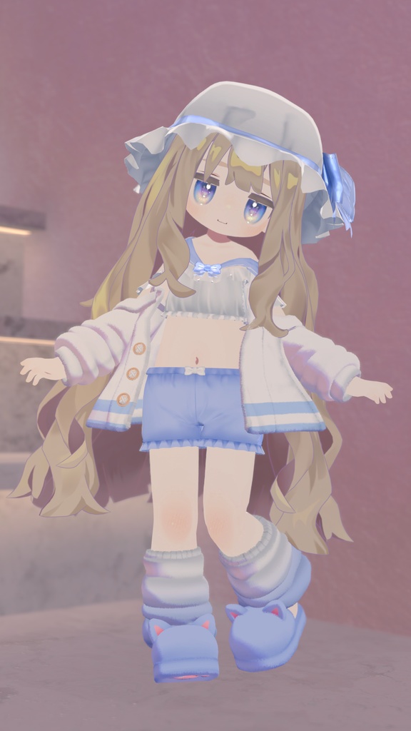 《23アバター対応衣装》ねむねむセーラールームウェア