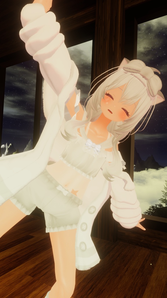 《23アバター対応衣装》ねむねむセーラールームウェア