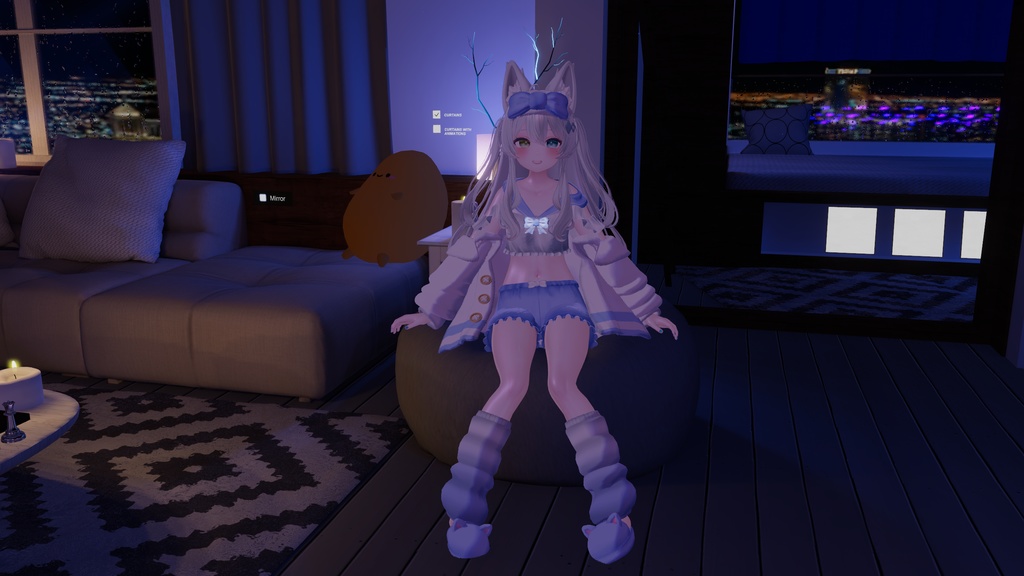 《23アバター対応衣装》ねむねむセーラールームウェア