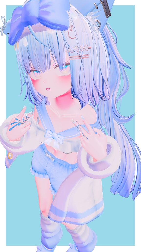 《23アバター対応衣装》ねむねむセーラールームウェア