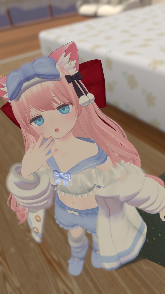 《23アバター対応衣装》ねむねむセーラールームウェア