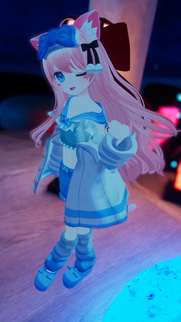 《23アバター対応衣装》ねむねむセーラールームウェア