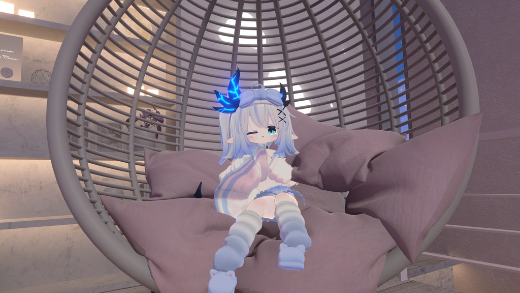 《23アバター対応衣装》ねむねむセーラールームウェア