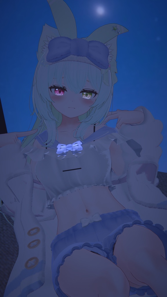 《23アバター対応衣装》ねむねむセーラールームウェア