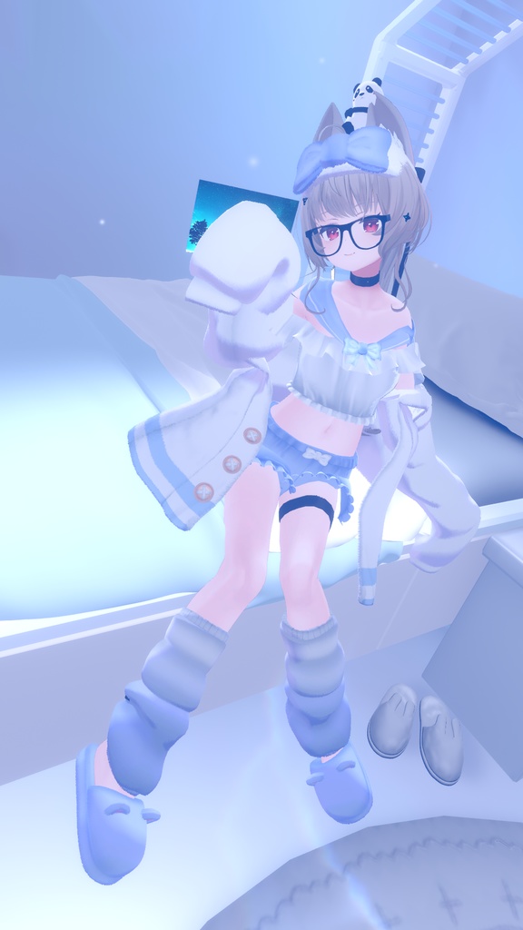 《23アバター対応衣装》ねむねむセーラールームウェア