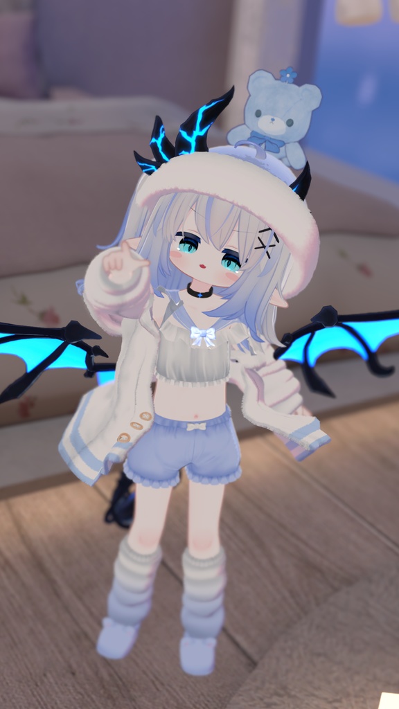 《23アバター対応衣装》ねむねむセーラールームウェア