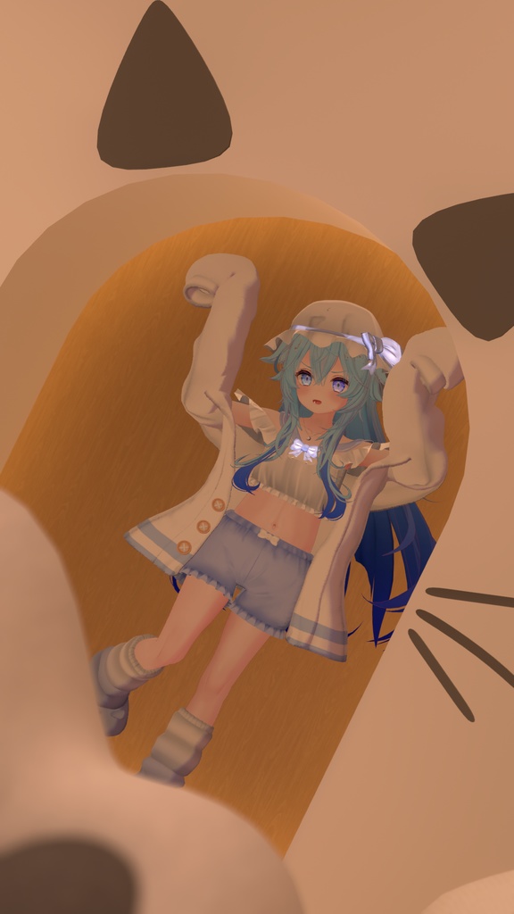 《23アバター対応衣装》ねむねむセーラールームウェア