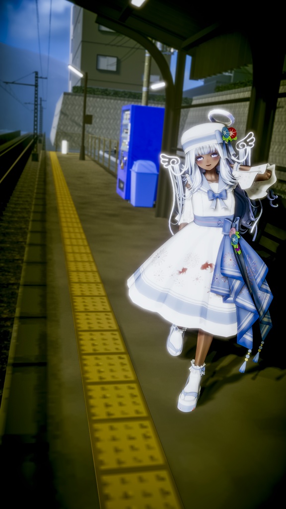 夕涼み花火セーラーワンピ / Yusuzumi Hanabi Sailor Dress【17アバター対応衣装】